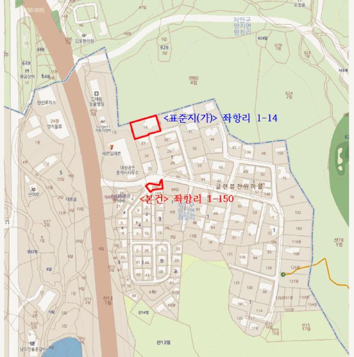 법원경매 2025타경54932 사진11 | 용인시 처인구 원삼면 좌항리 1-150 주택건물 경매