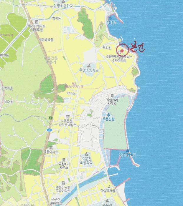 법원경매 2025타경198 사진7 | 강릉시 주문진읍 주문리 73-2 대지 경매
