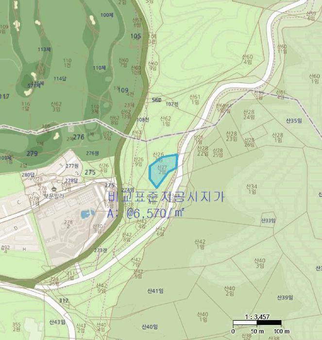 법원경매 2025타경10744 사진7 | 경주시 배반동 임야 경매
