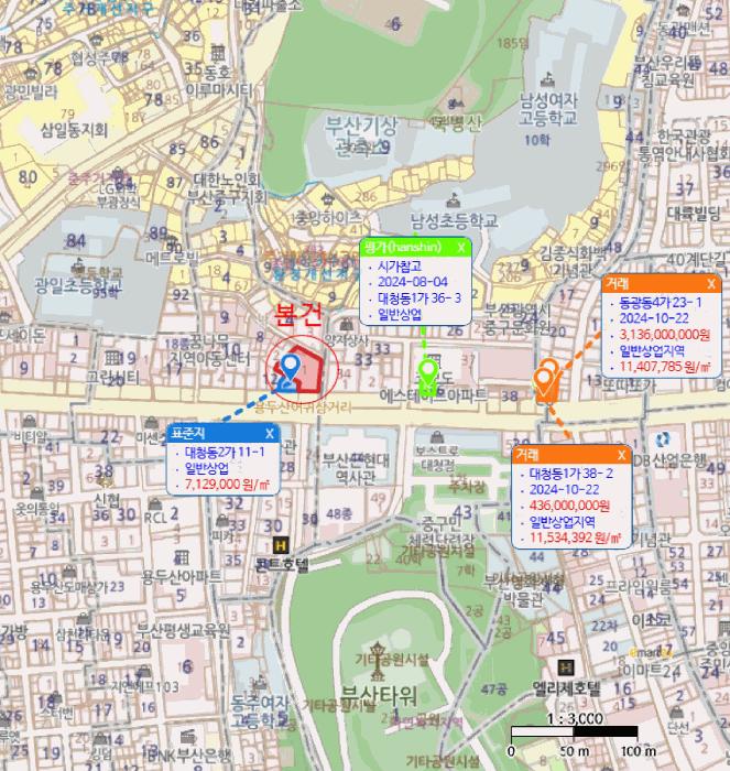 법원경매 2025타경21695 사진18 | 부산 중구 대청동2가 7-1 숙박시설 경매