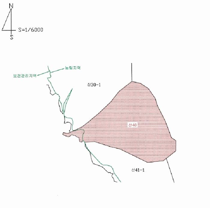 법원경매 2025타경165 사진6 | 예천군 호명읍 황지리 임야 경매