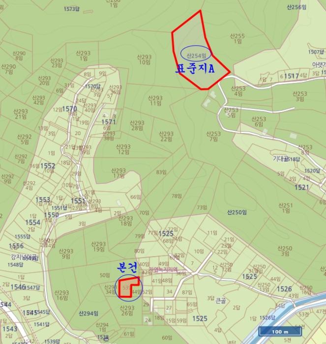 법원경매 2024타경72861 사진7 | 안산시 단원구 대부북동 1525-53 임야 경매