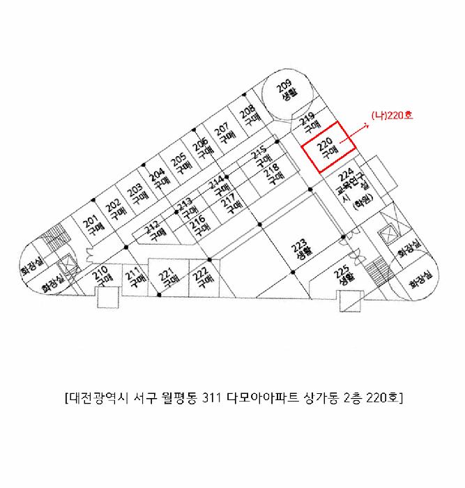 2025타경3722 법원경매 사진25 | 대전 서구 상가,오피스텔,근린시설 경매