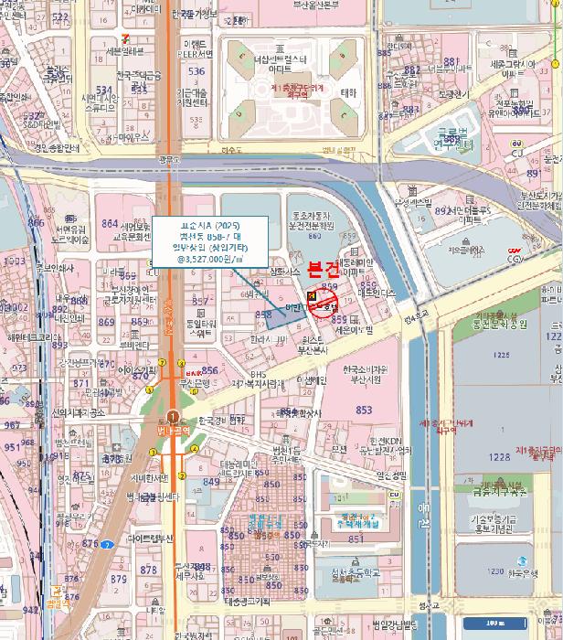 법원경매 2025타경21820 사진7 | 부산 부산진구 범천동 859-26 도로 경매