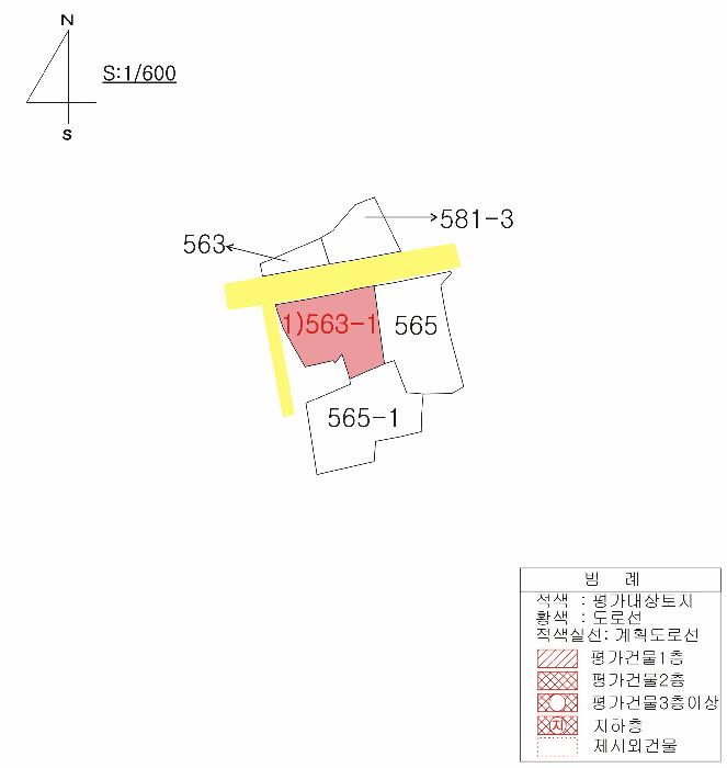 법원경매 2025타경3989 사진4 | 대구 달성군 현풍읍 상리 563-1 대지 경매