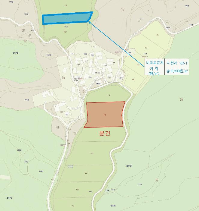 법원경매 2025타경100489 사진6 | 영주시 단산면 사천리 196-2 답 경매