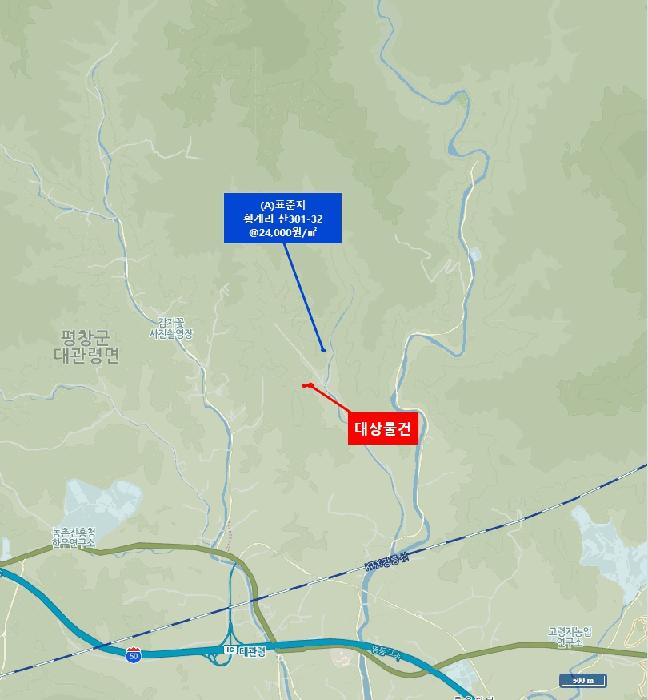 법원경매 2025타경30428 사진3 | 평창군 대관령면 횡계리 임야 경매