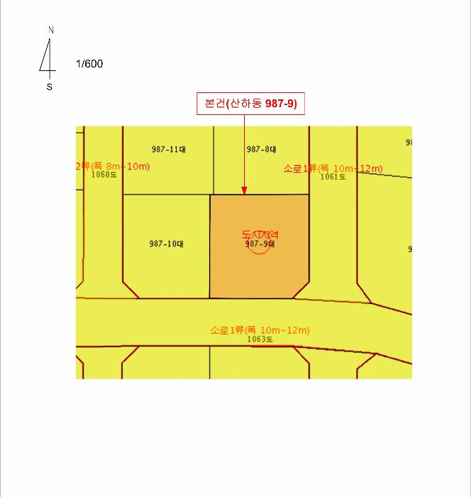 법원경매 2025타경12026 사진10 | 북구 산하동 987-9 대지 경매