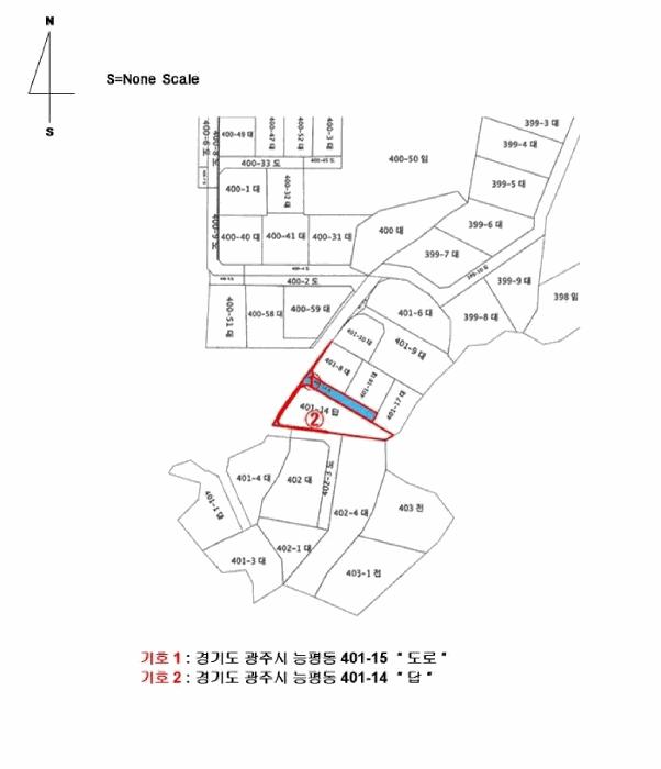 법원경매 2025타경51696 사진19 | 광주시 능평동 401-15 도로 경매