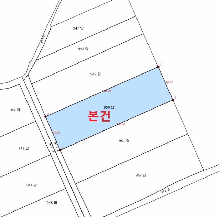 법원경매 2025타경30515 사진4 | 강릉시 사천면 판교리 950 답 경매