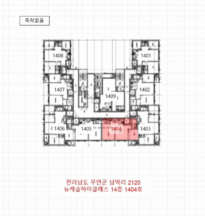 법원경매 2025타경500 사진8 | 무안군 삼향읍 남악리 2120 오피스텔 경매