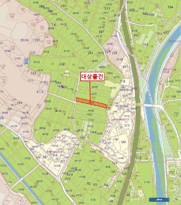 법원경매 2025타경8456 사진6 | 영천시 청통면 송천리 205 답 경매
