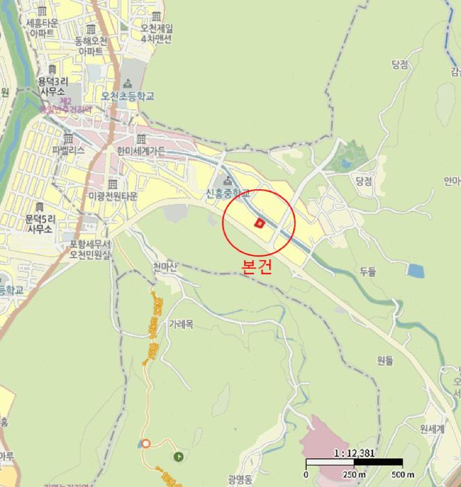 법원경매 2025타경3867 사진5 | 포항시 남구 오천읍 세계리 698 대지,임야,전답 경매