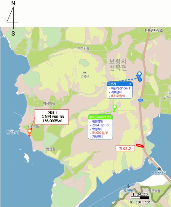 2025타경15885 법원경매 사진10 | 충남 보령시 임야 경매