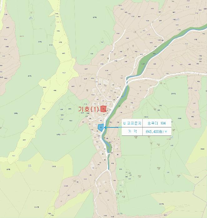 법원경매 2025타경440 사진7 | 김천시 남면 송곡리 110 대지 경매