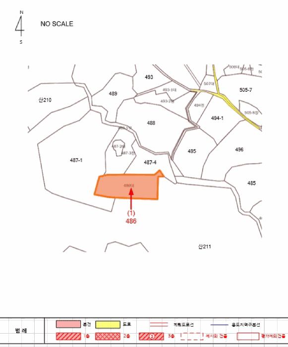 법원경매 2025타경73104 사진14 | 포천시 신북면 갈월리 486 대지 경매