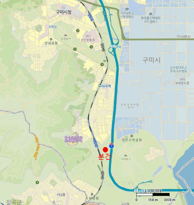 법원경매 2025타경11090 사진9 | 구미시 오태동 산82-29 임야 경매