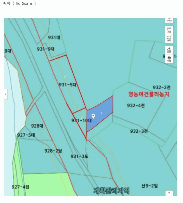 법원경매 2025타경947 사진8 | 횡성군 둔내면 두원리 931-1 대지 경매