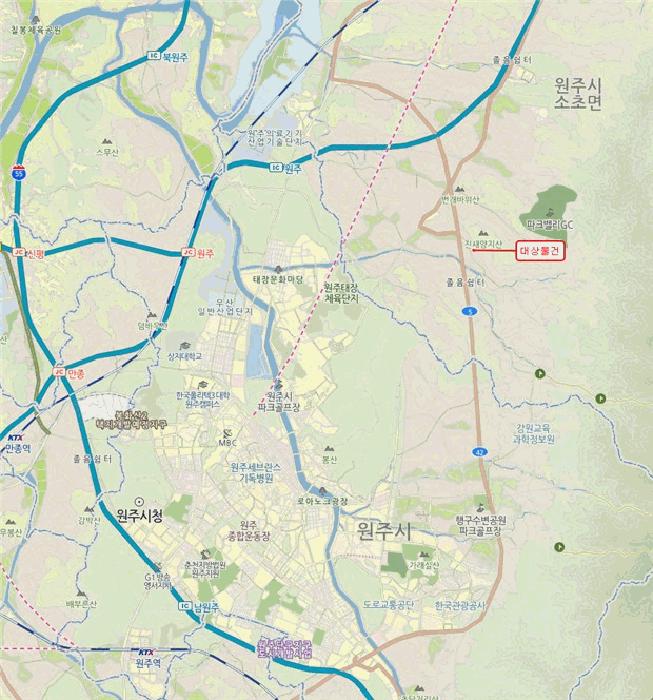 법원경매 2025타경1322 사진4 | 원주시 소초면 흥양리 1242-6 답 경매
