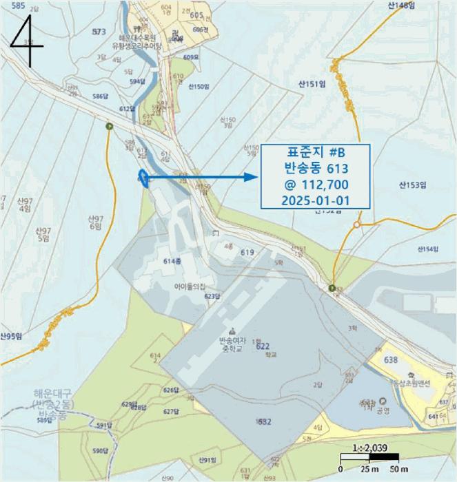 법원경매 2025타경5473 사진13 | 부산 해운대구 반송동 임야 경매