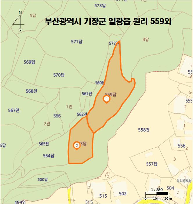 법원경매 2025타경5532 사진8 | 부산 기장군 일광읍 원리 563 답 경매