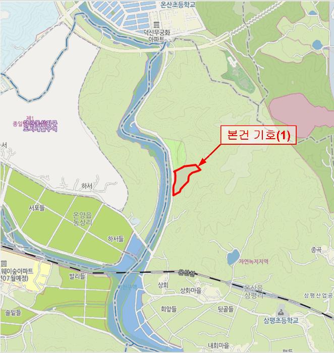 법원경매 2025타경12498 사진11 | 울주군 온산읍 삼평리 1257-13 임야 경매
