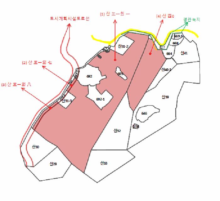 법원경매 2025타경11206 사진9 | 구미시 금전동 임야 경매