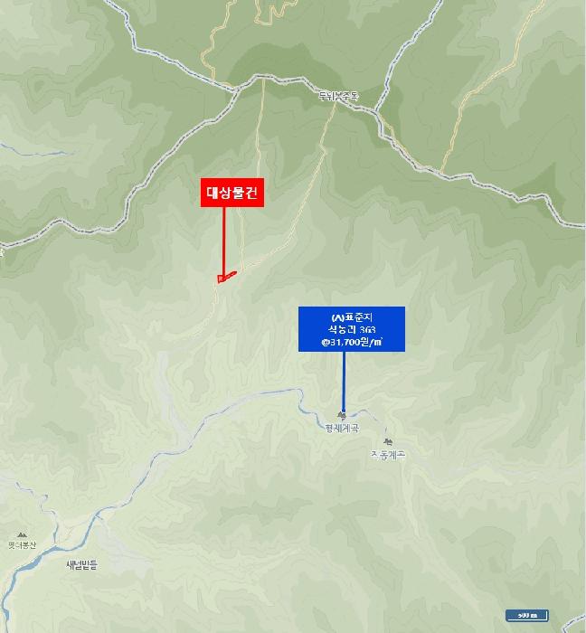법원경매 2025타경1267 사진12 | 영월군 산솔면 직동리 444 대지 경매