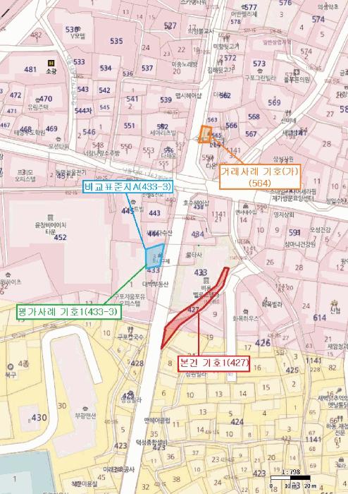 법원경매 2025타경101802 사진5 | 부산 북구 구포동 427 대지 경매